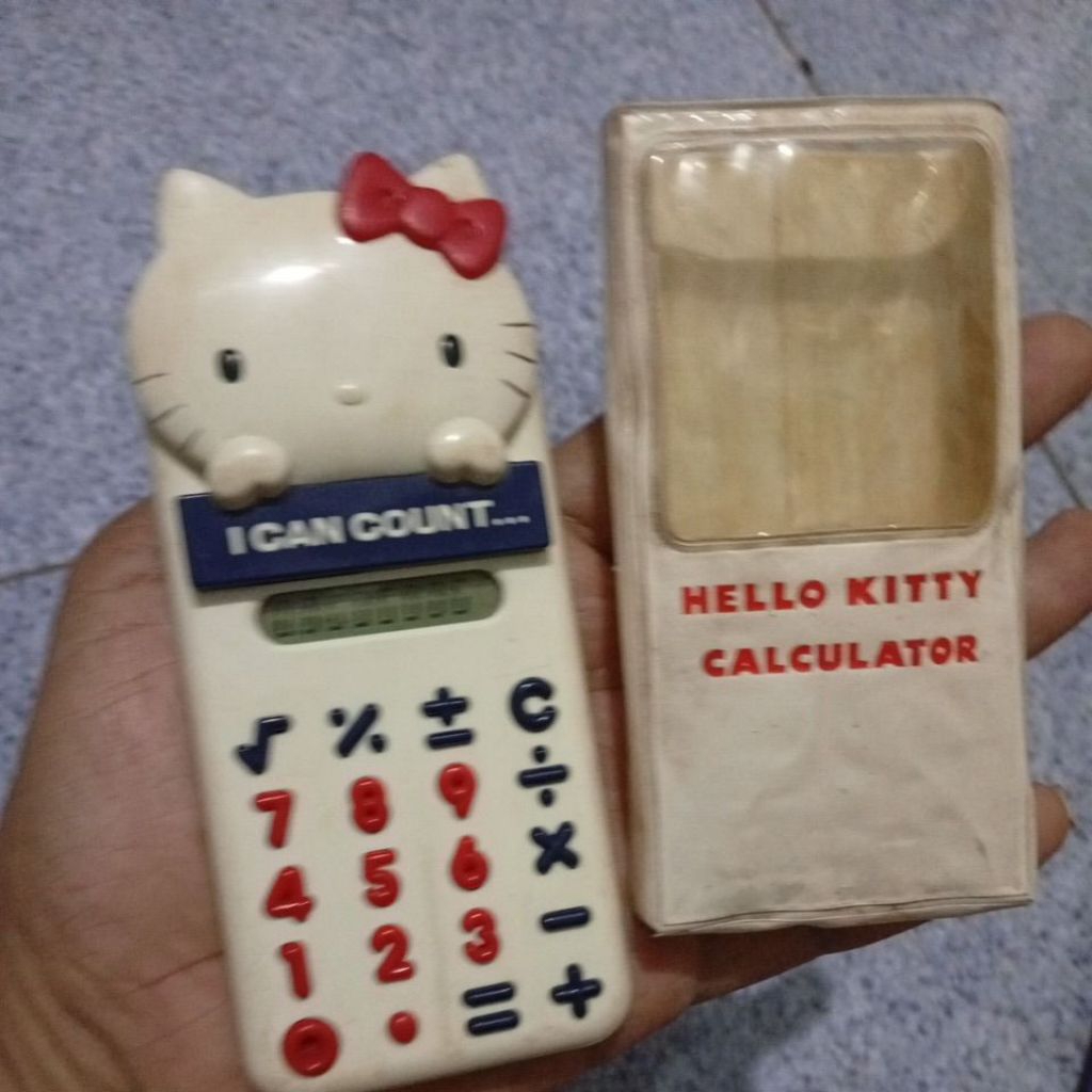 

Vintage Hello Kitty Calculator I Can Count Sanrio Japan