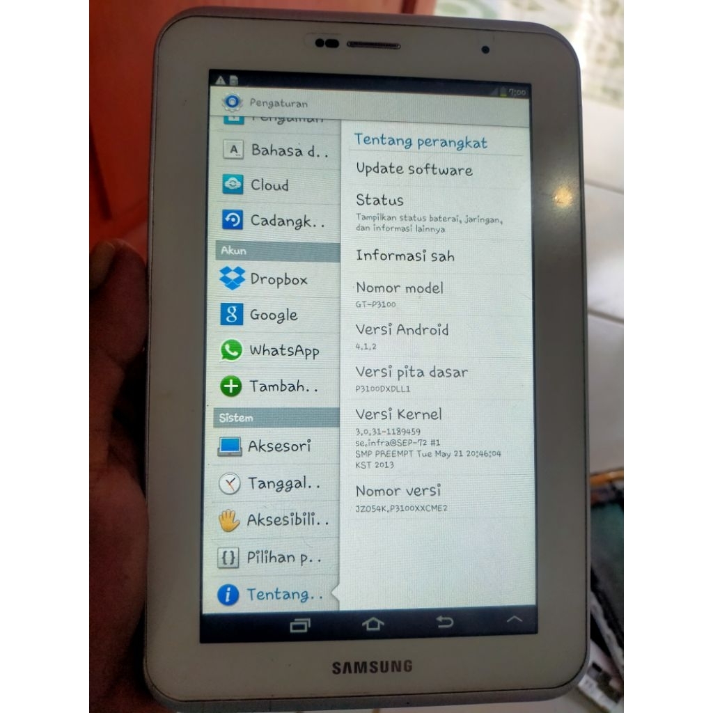 lcd tablet Samsung TAB.2 ( GT-p3100 ) & tab 3 Normal  original copoton