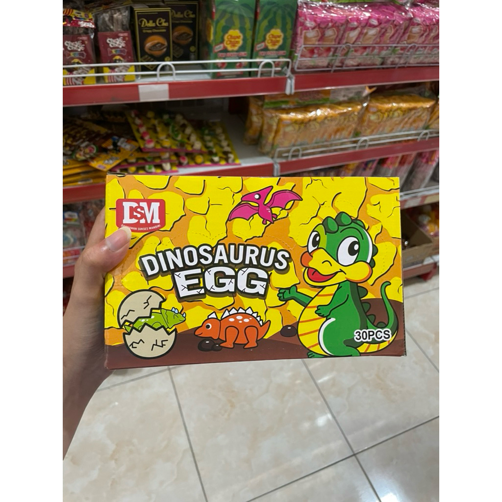 

DINOSAURUS TELUR BOX DSM ISI 30 PCS