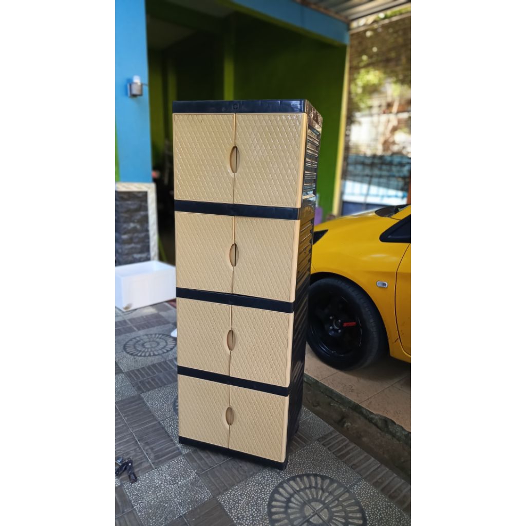 Lemari plastik 4 susun pxton