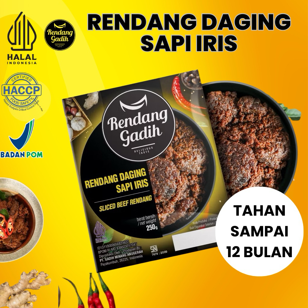 

RENDANG DAGING SAPI IRIS - RENDANG GADIH PAYAKUMBUH