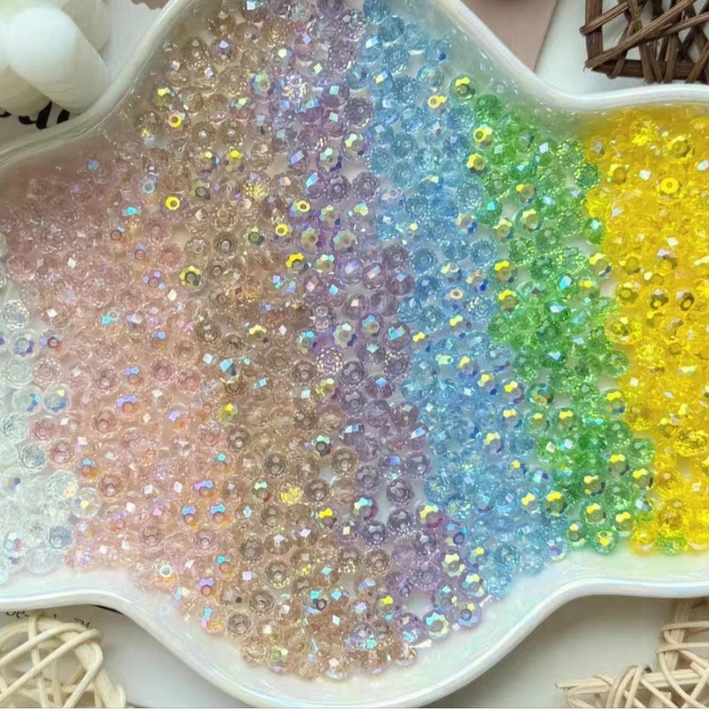 Ecer 10pcs Bapao 8mm A3 AAA Swarovski ceko kristal crystal beads diy ronce monte manik mote