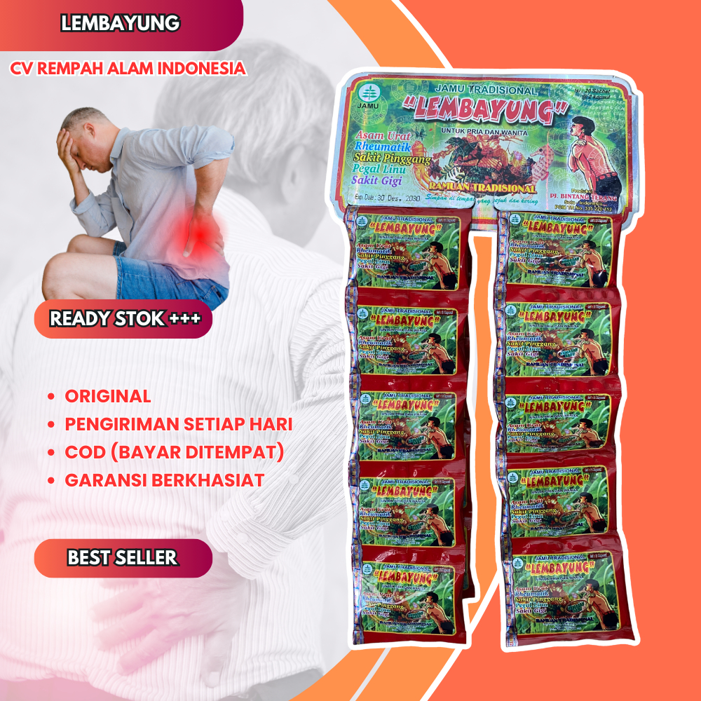 

Kapsul Asam Urat Lembayung Renceng 20 Sachet Original