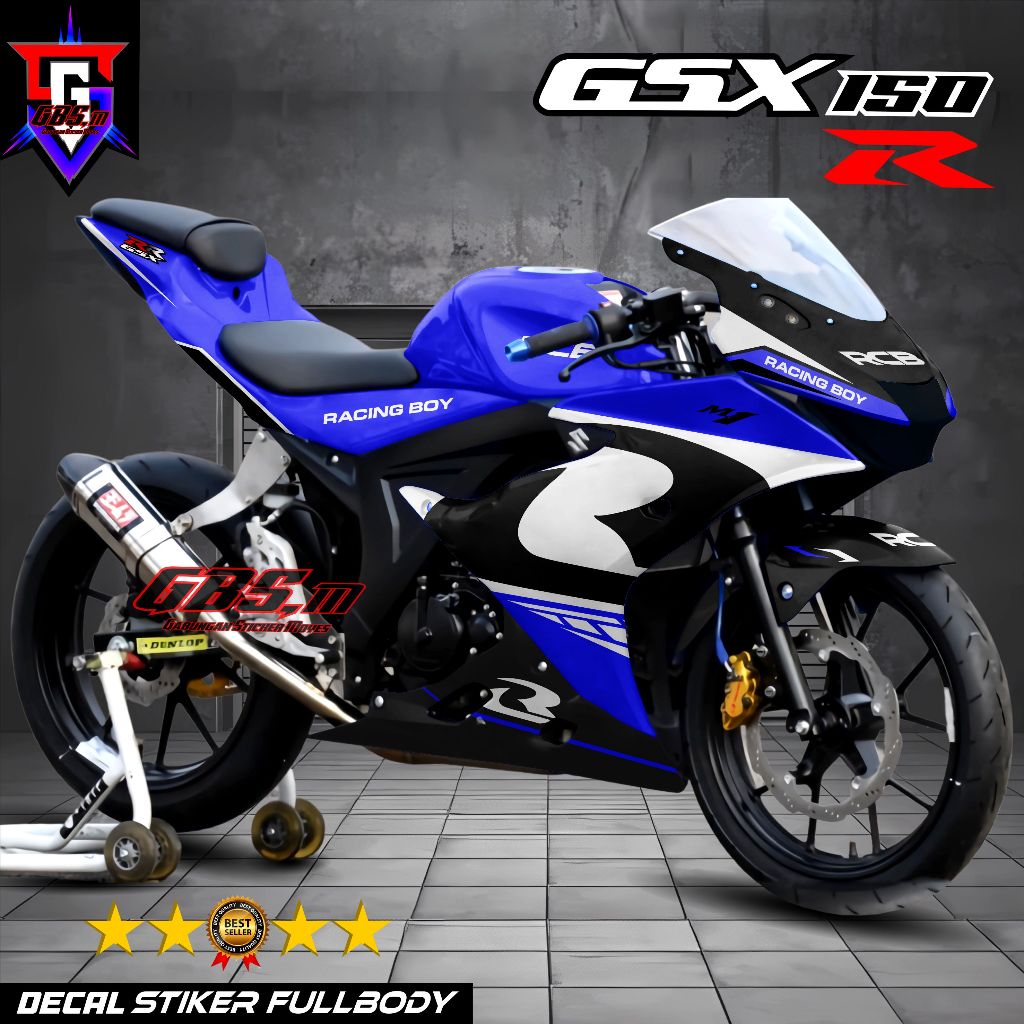TERBARU BISA COD Decal Gsx R150 Full Body Stiker Gsx R150 Full Body Decal Gsx 150 Full Body RCB