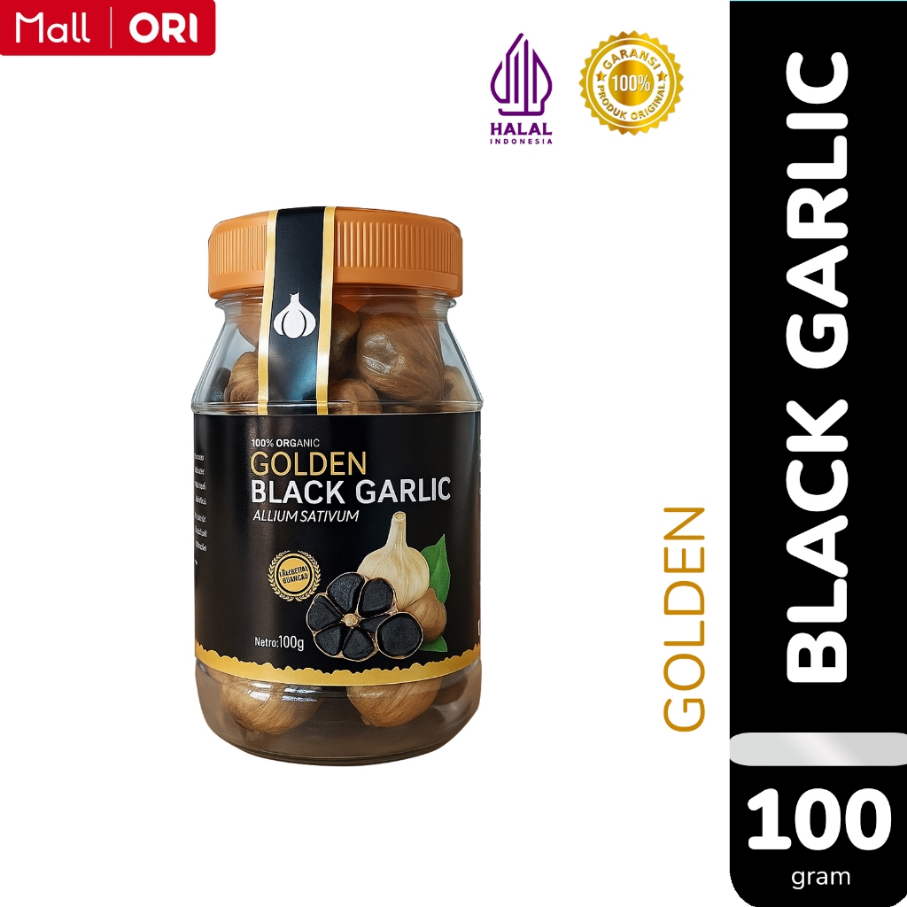 

GOLDEN Black Garlic Bawang Hitam Lanang Premium Original 100gram