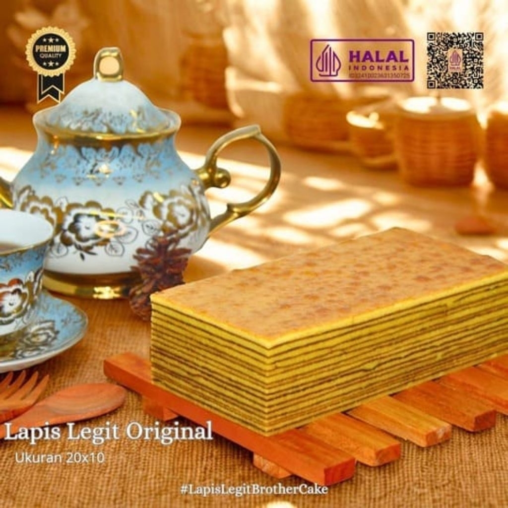 

lapis legit original wisman ukuran 20x10cm