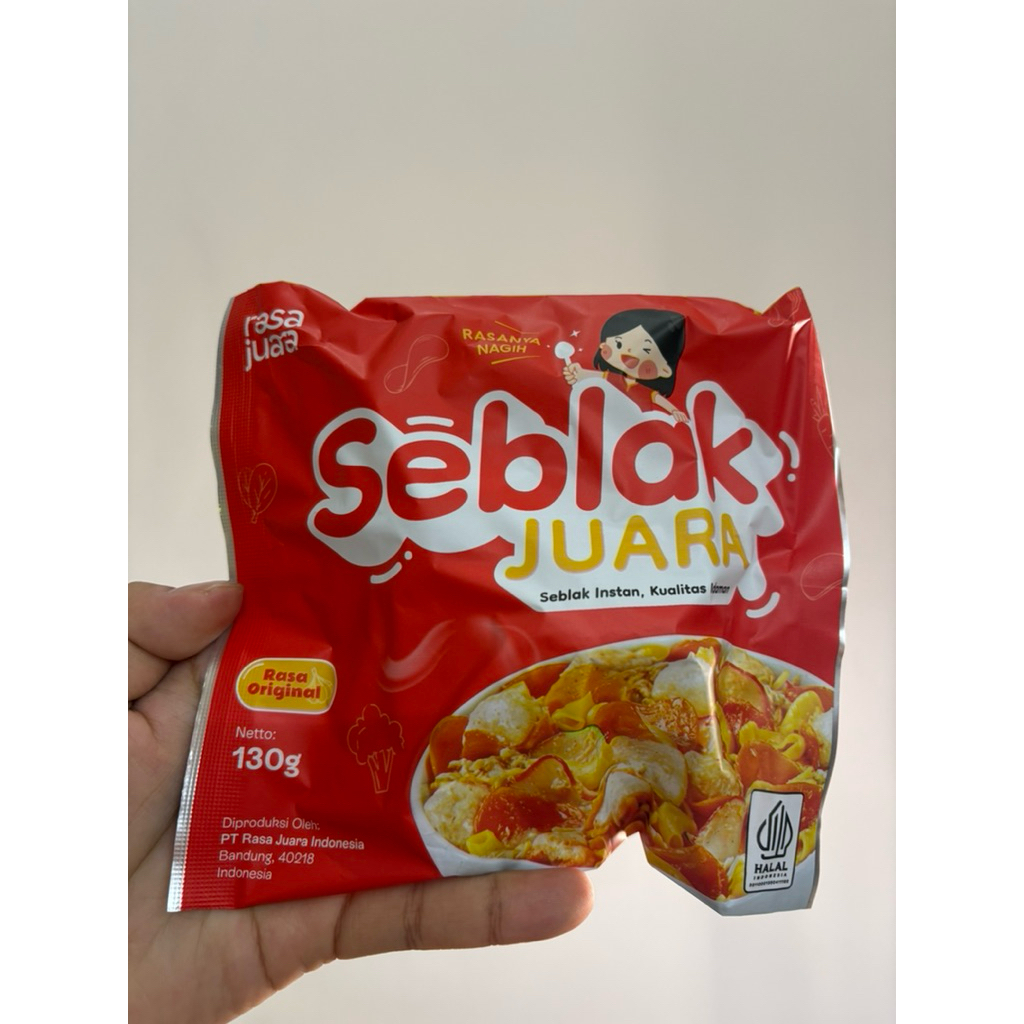 

Seblak Juara Original/Kare kemasan 130gr