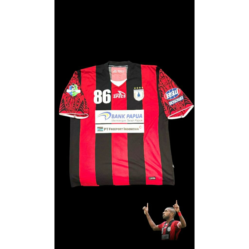 Original jersey Persipura 2017 Home Boaz 2xl