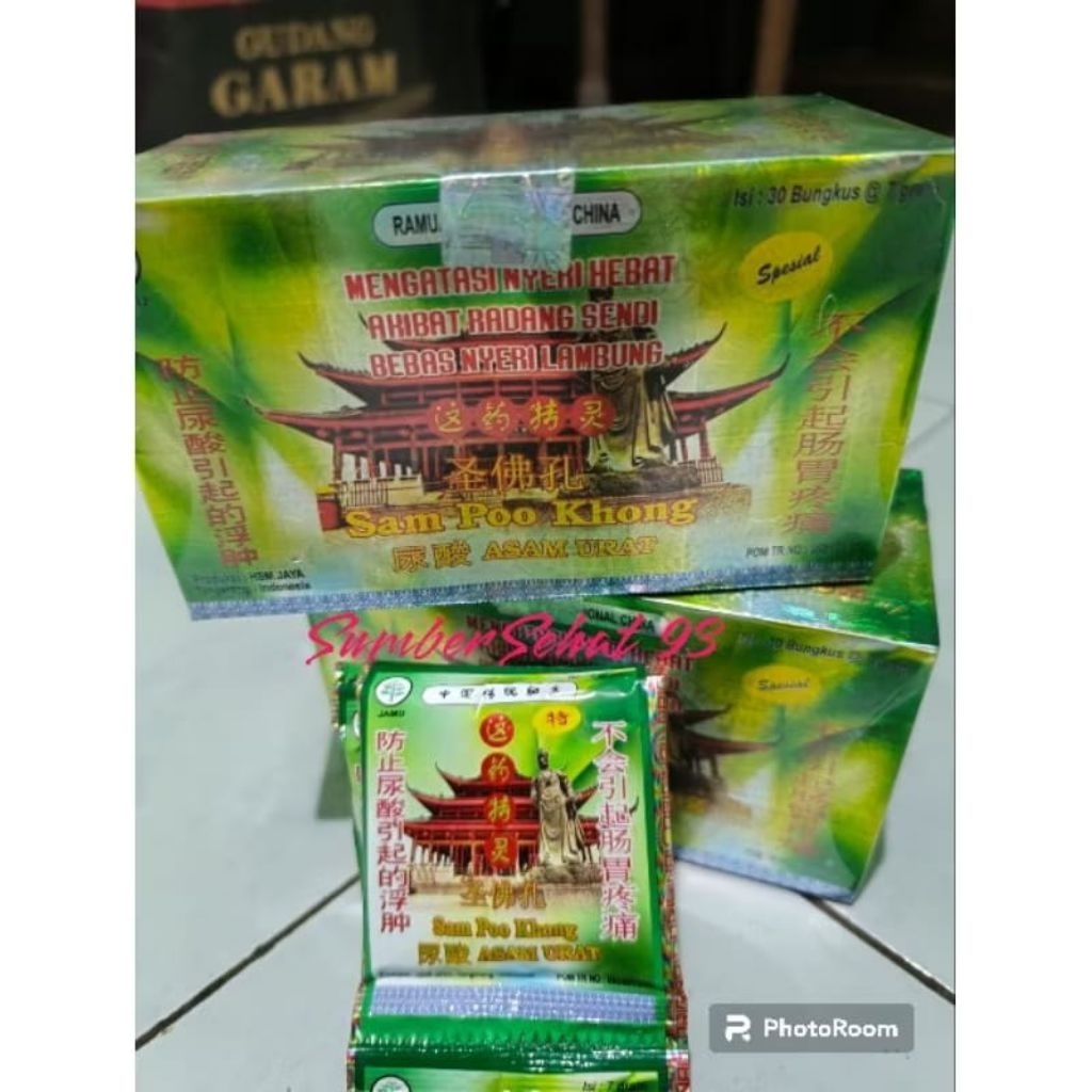 

Sam poo khong jamu seduh isi 30sachet