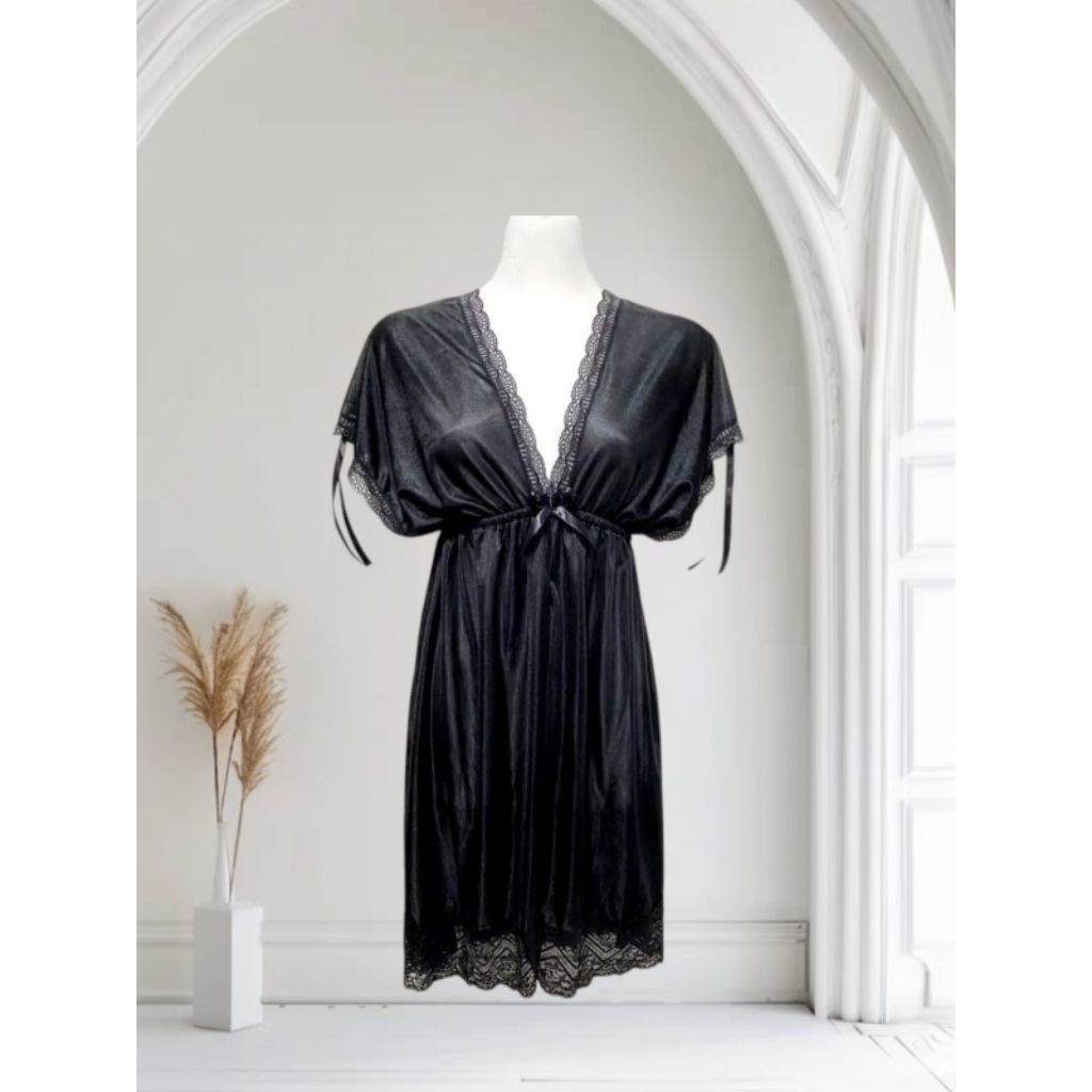 Baju Wanita Dress Lingerie Daster Lingerie Satin Premium Lingerie Jumbo