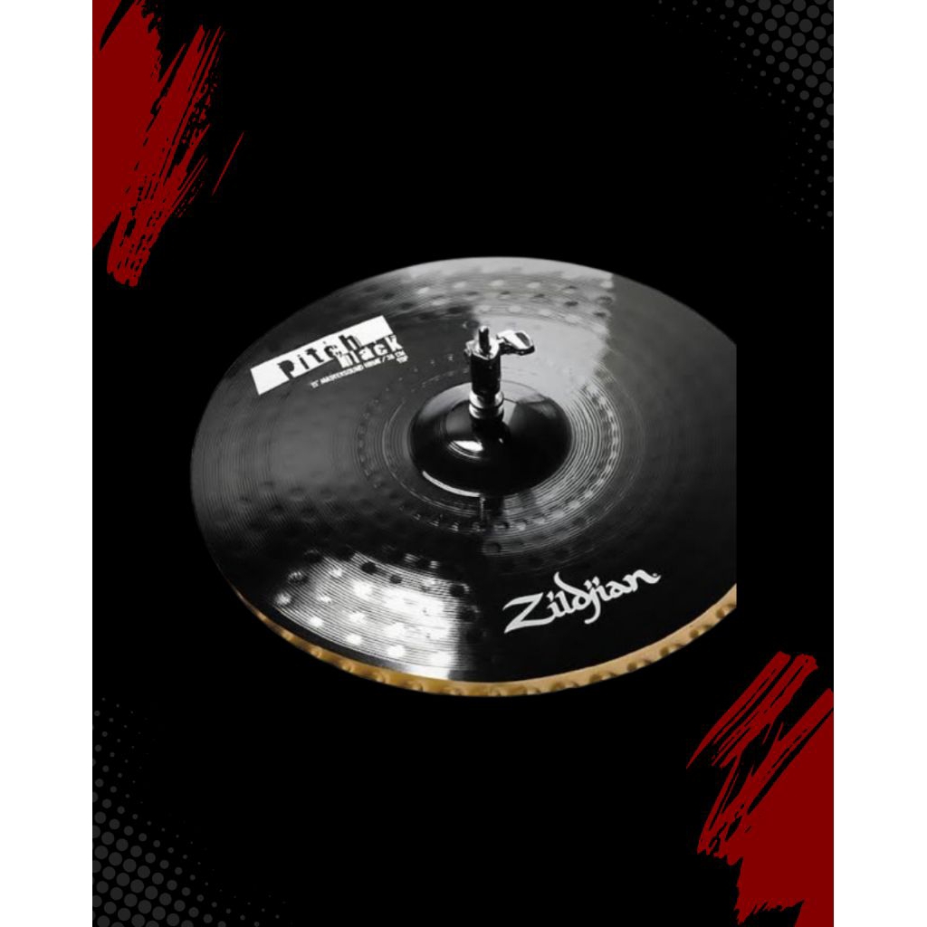 cymbal hihat zildjian pitch black