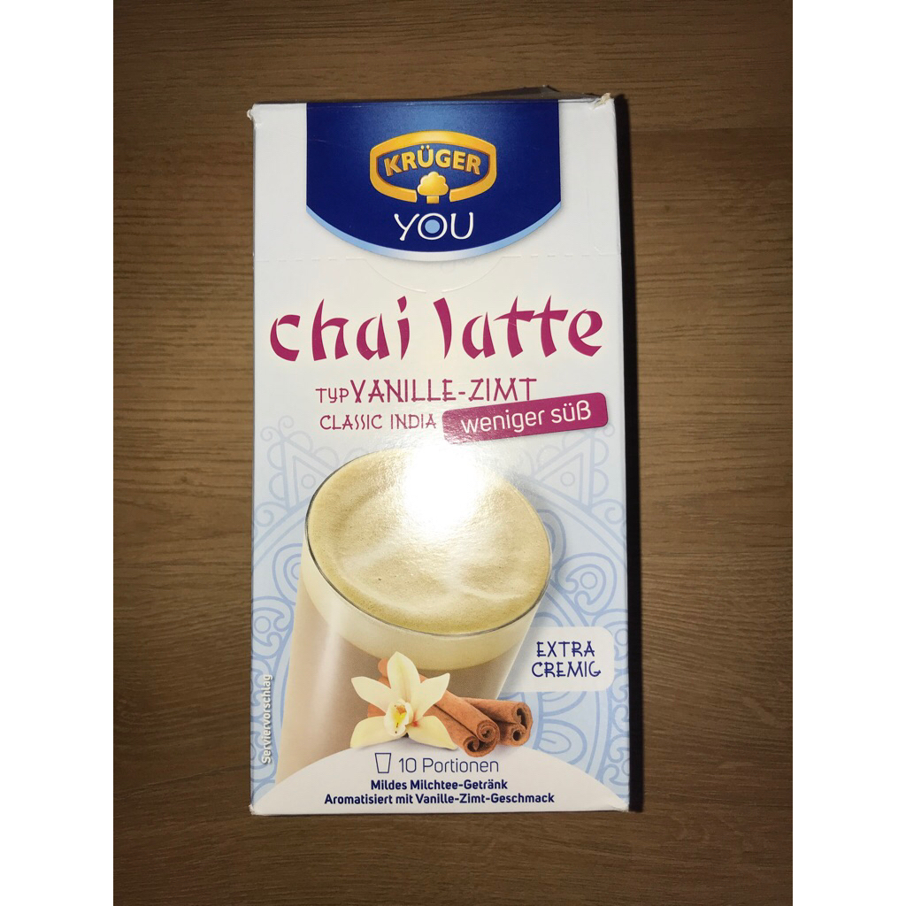 

[ 1 SACHET ] MINUMAN KRUGER YOU CHAI LATTE VANILLA CLASSIC INDIA ASLI DARI JERMAN GERMANY
