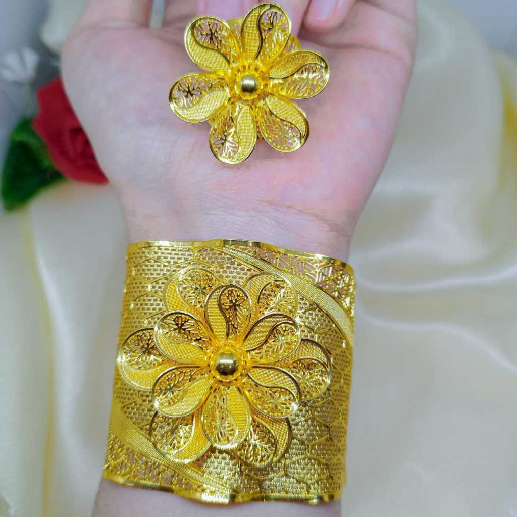 Gelang Kendari Dewasa Kuning 24K 540 / Gelang Kendari gelang kendari satu set set dubai gelang kenda