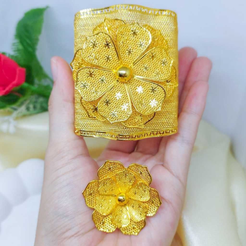 Gelang Kendari Dewasa Kuning 24K 540 / Gelang Kendari gelang kendari satu set set dubai gelang kenda