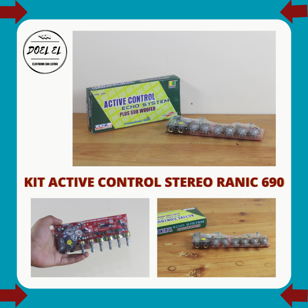KIT TONE CONTROL STEREO RANIC 690 | TONE CONTROL STEREO