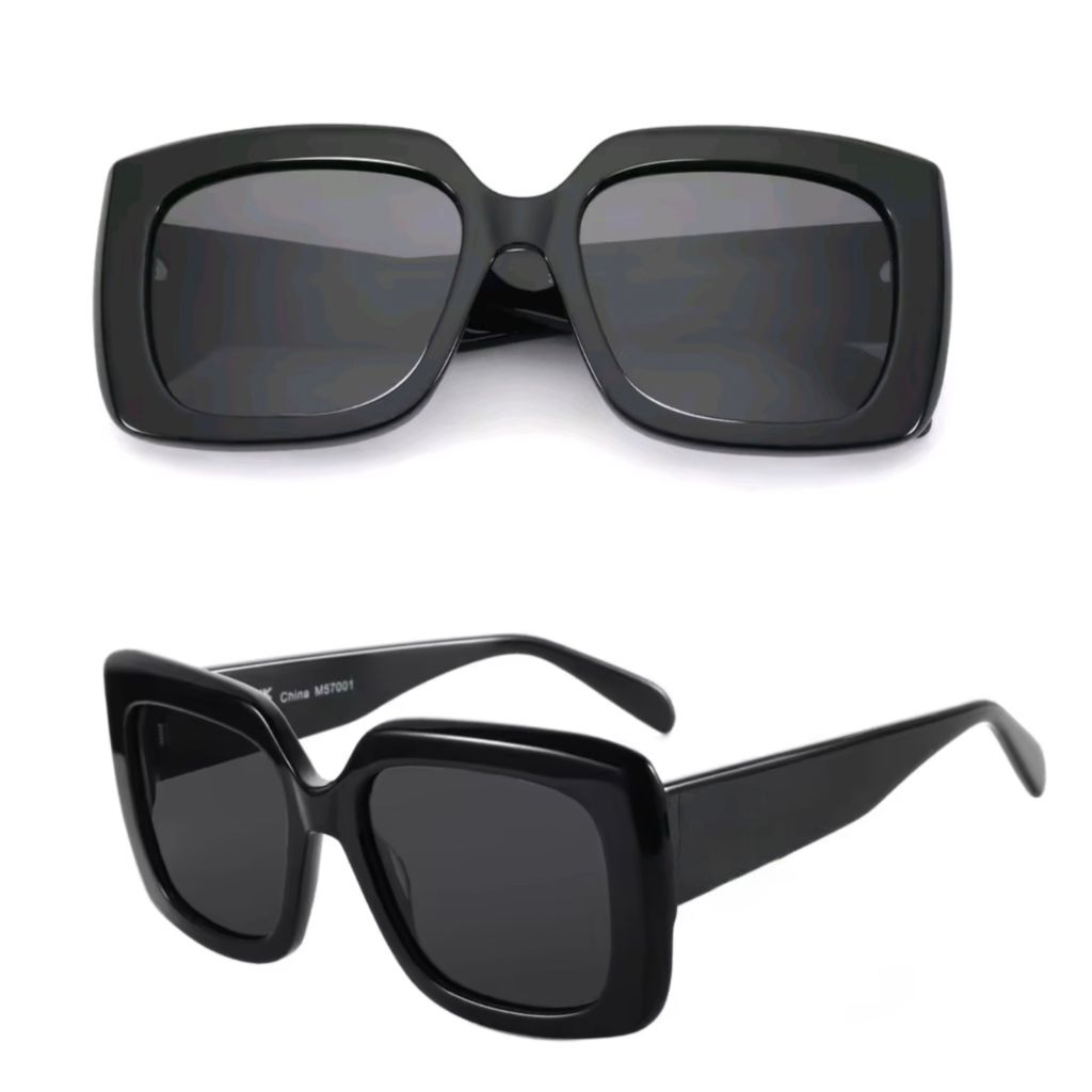 kacamata gaya full hitam kacamata fashionable rb space