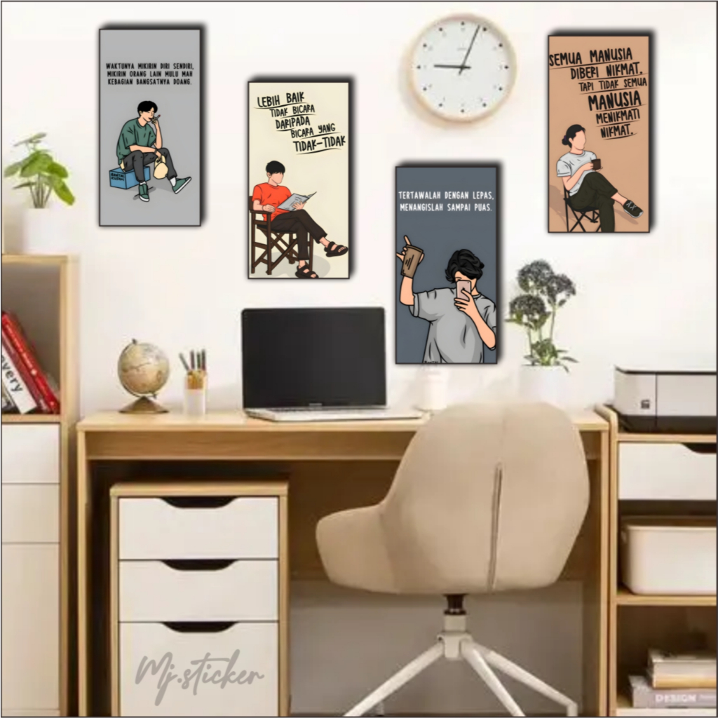 Poster Hiasan Dinding Motivasi Hidup Poster Dinding Motivasi