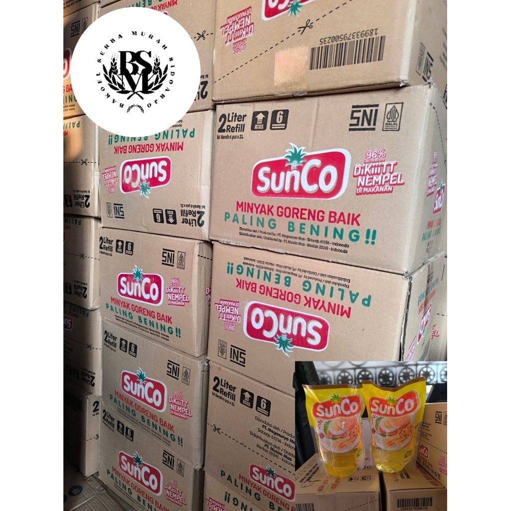 

MINYAK GORENG SUNCO 2LT 1 DUS isi 6PCS