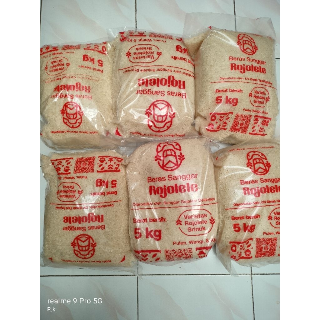 

Beras Rojolele asli berat 5 kg | Beras rojolele