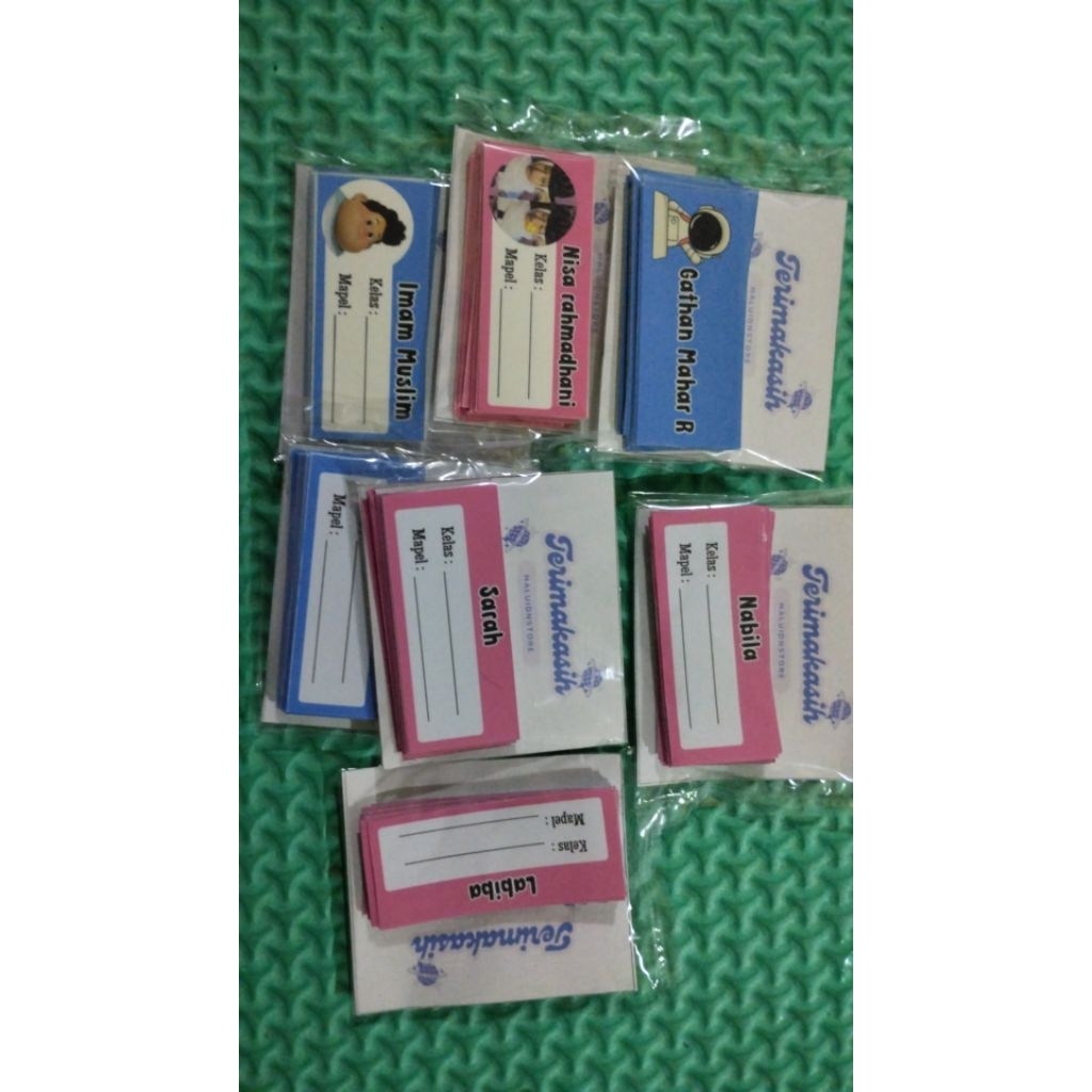 

Stiker nama 1
