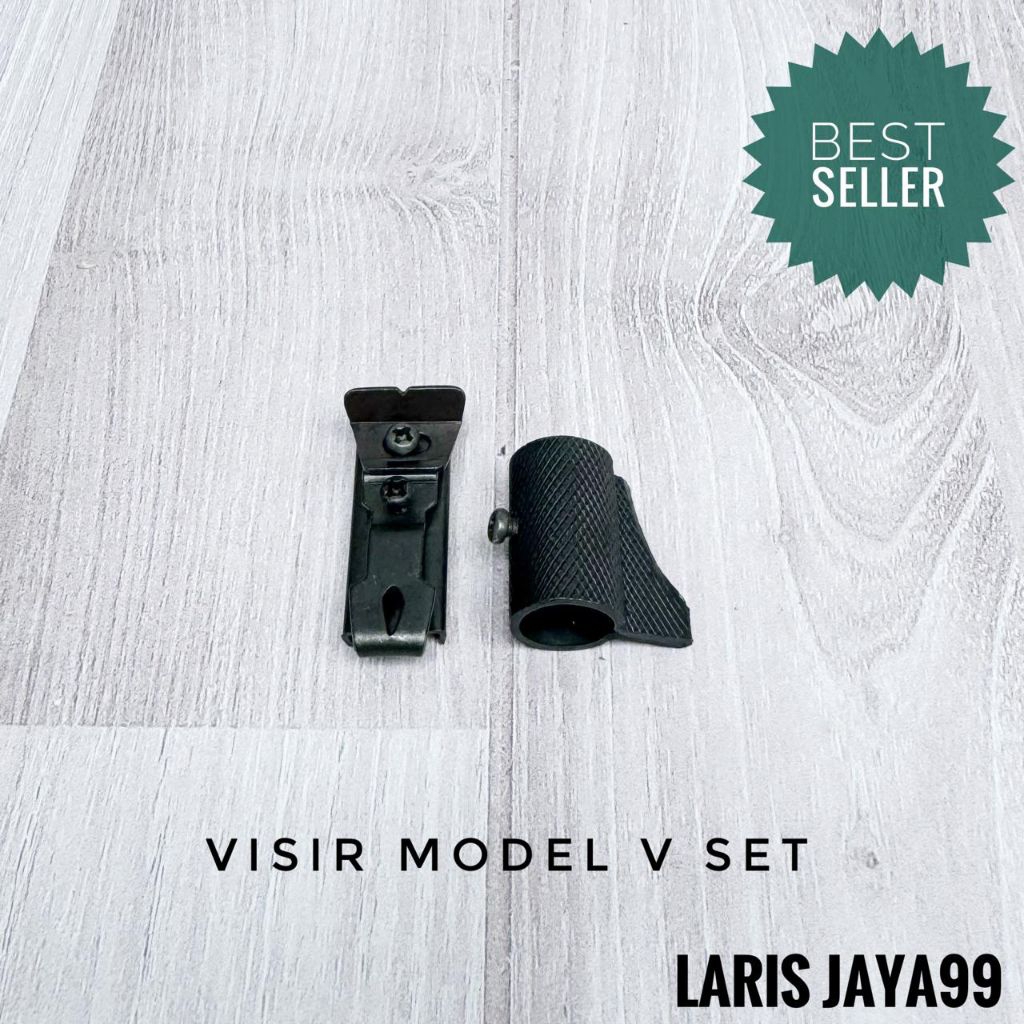 Visir V Set Besi - Pisir depan Belakang - Visir Set