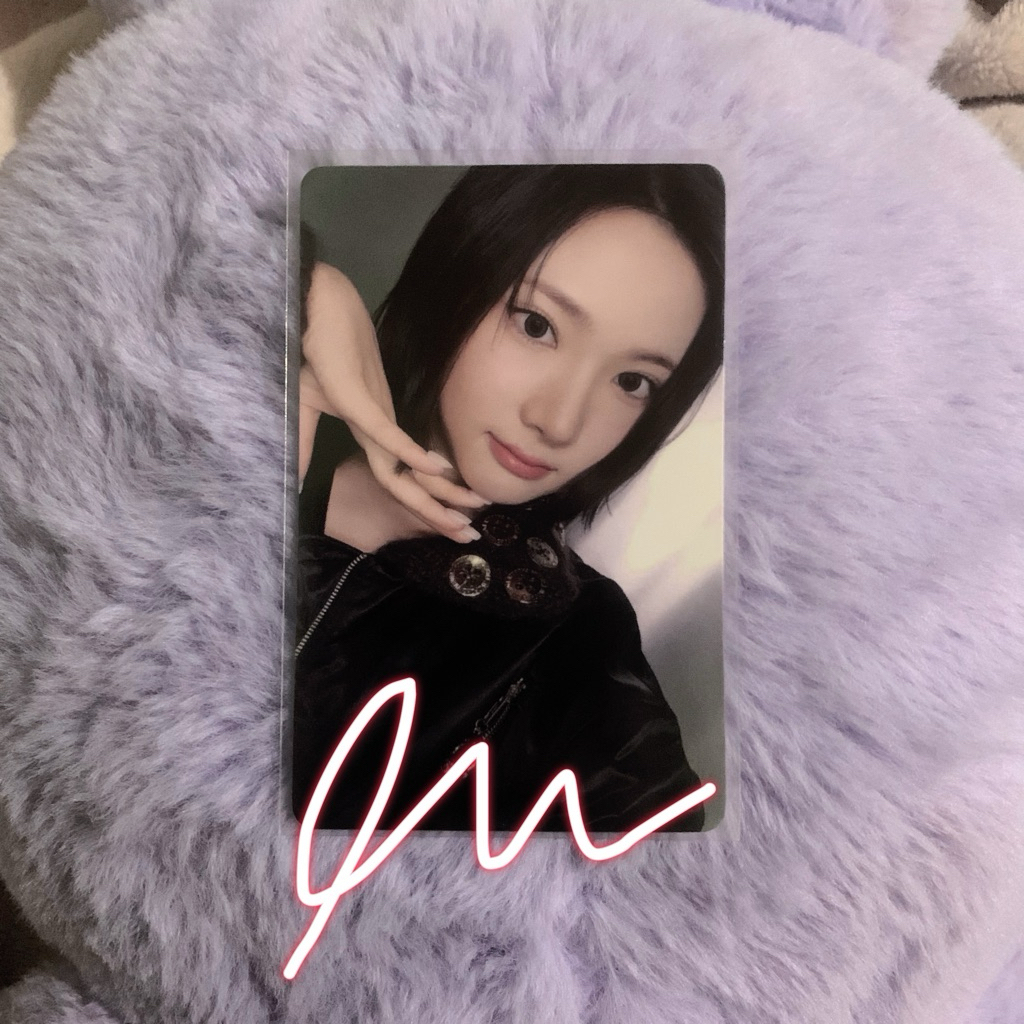 BACA DESC  PC PHOTOCARD HEARTS2HEARTS H2H CHOI JIWOO THE CHASE YZY YIZHIYU POB