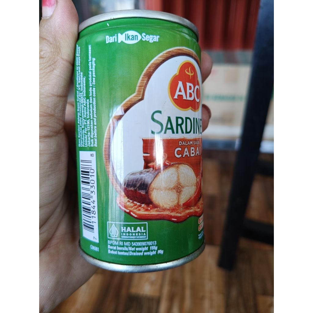 

sardines ABC cabai 155g x 5