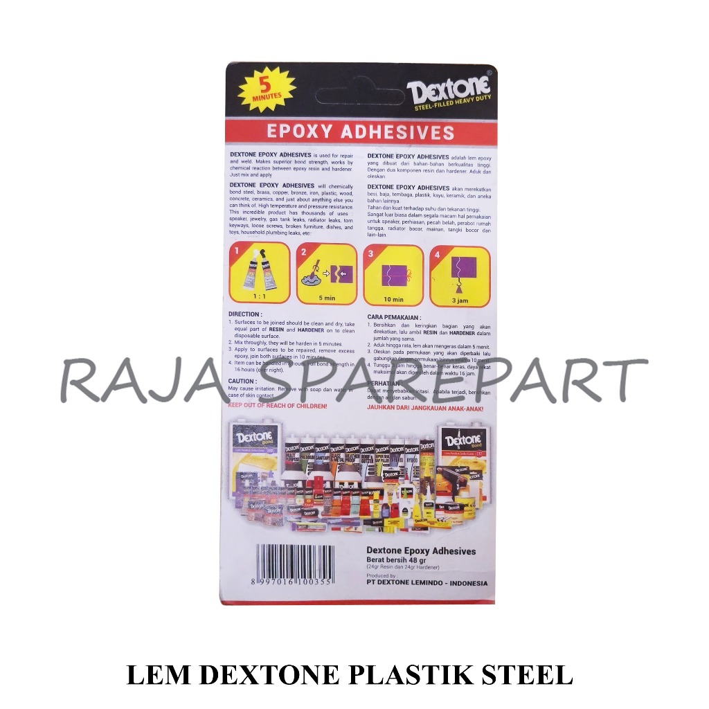 DEXTONE EPOXY LDP / LEM DEXTONE PLASTIK STEEL