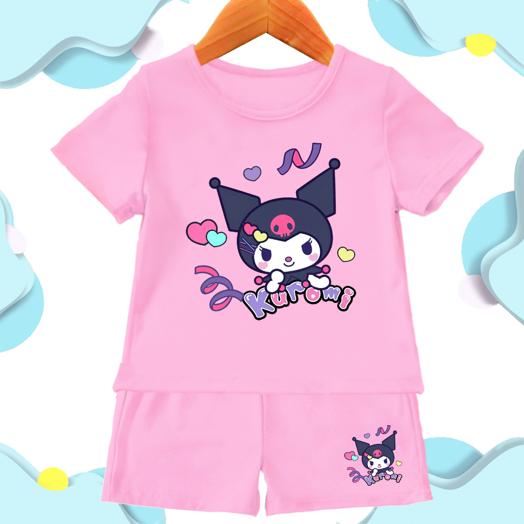 BAJU SETELAN ANAK KUROMI / BAJU KUROMI BAJU ANAK ANAK