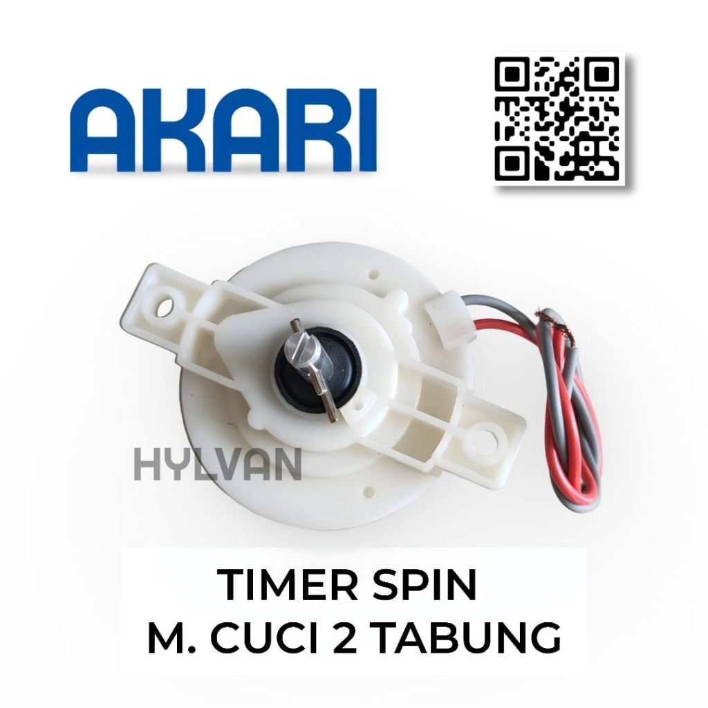 TIMER SPIN | TIMER PENGERING MESIN CUCI AKARI 2 TABUNG