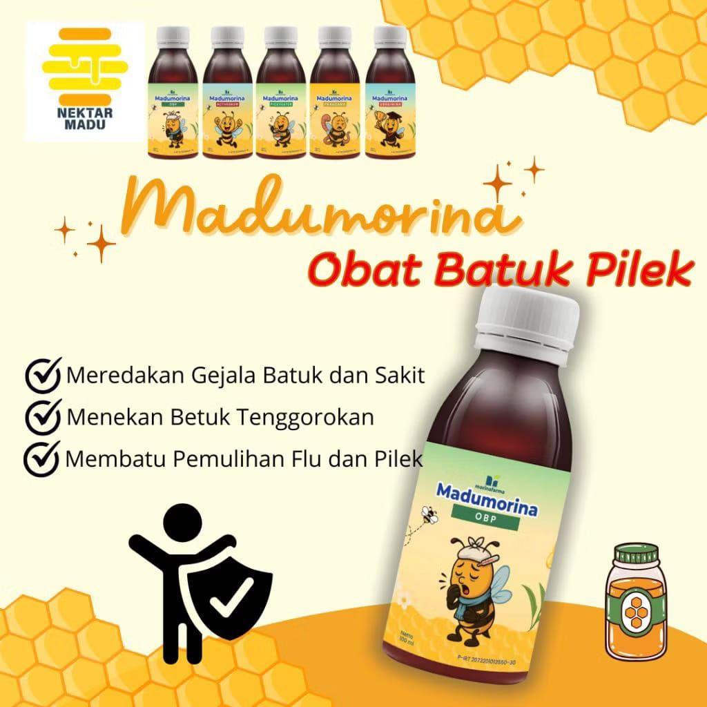 Madumorina OBP obat batuk pilek anak flu dan batuk