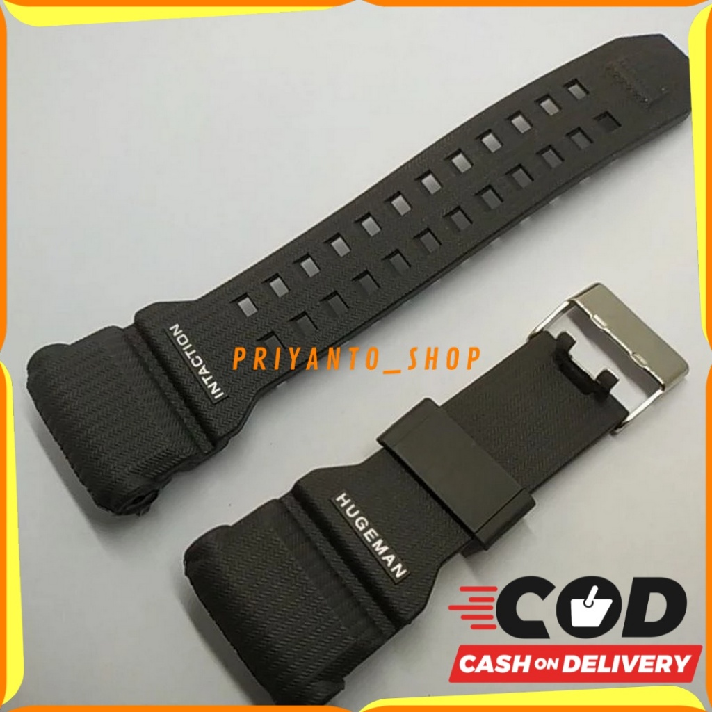 Strap Tali Jam Tangan Digitec 3096 Dg-3096T Rubber Digitec 3096T Hitam
