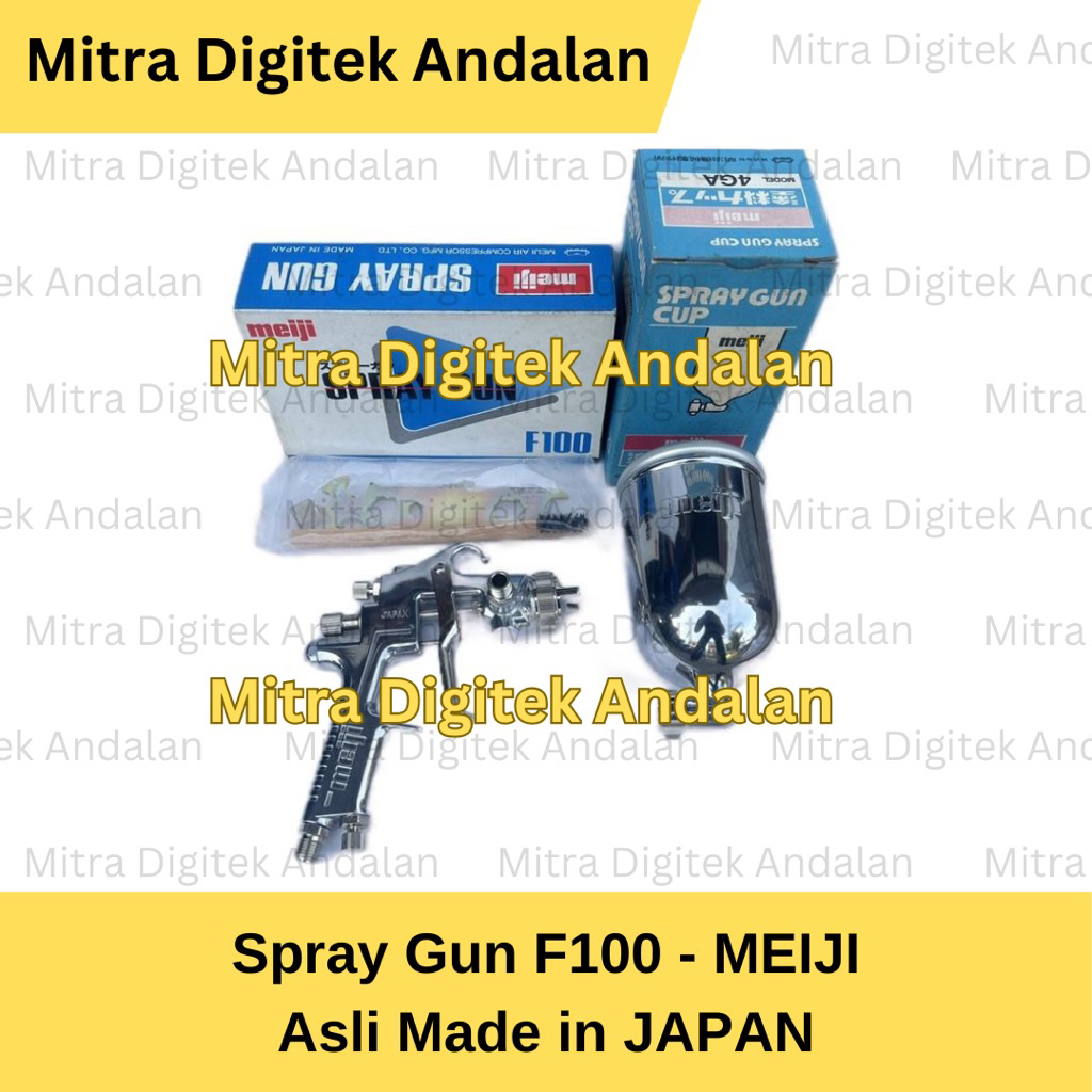Spray Gun F100 - MEIJI ( Asli Made in JAPAN ) Asli JEPANG