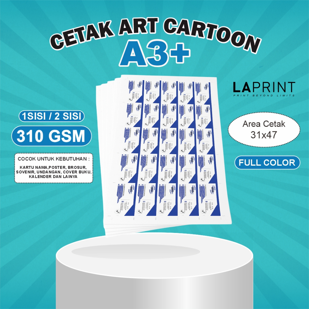 

Cetak Art Cartoon 310gsm – Kertas Super Tebal & Premium untuk Namecard, Undangan Mewah, Kalender