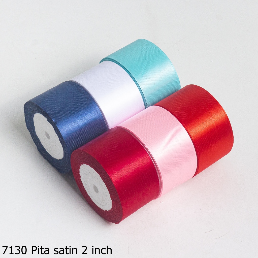 

Pita Satin Lebar 2 Inch = 5cm | Panjang 25 Yard = 22 Meter #7130