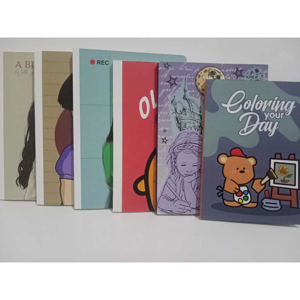 

GROSIR - NOTEBOOK AESTHETIC A6 Dengan berbagai motif/coretan anak / hadiah / souvenir / menggambar sketsa