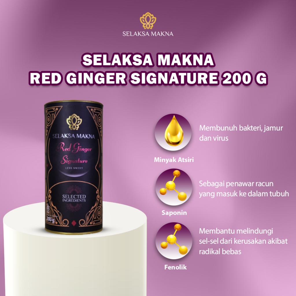 

Selaksa Makna Red Ginger Signature Can 200 Gram