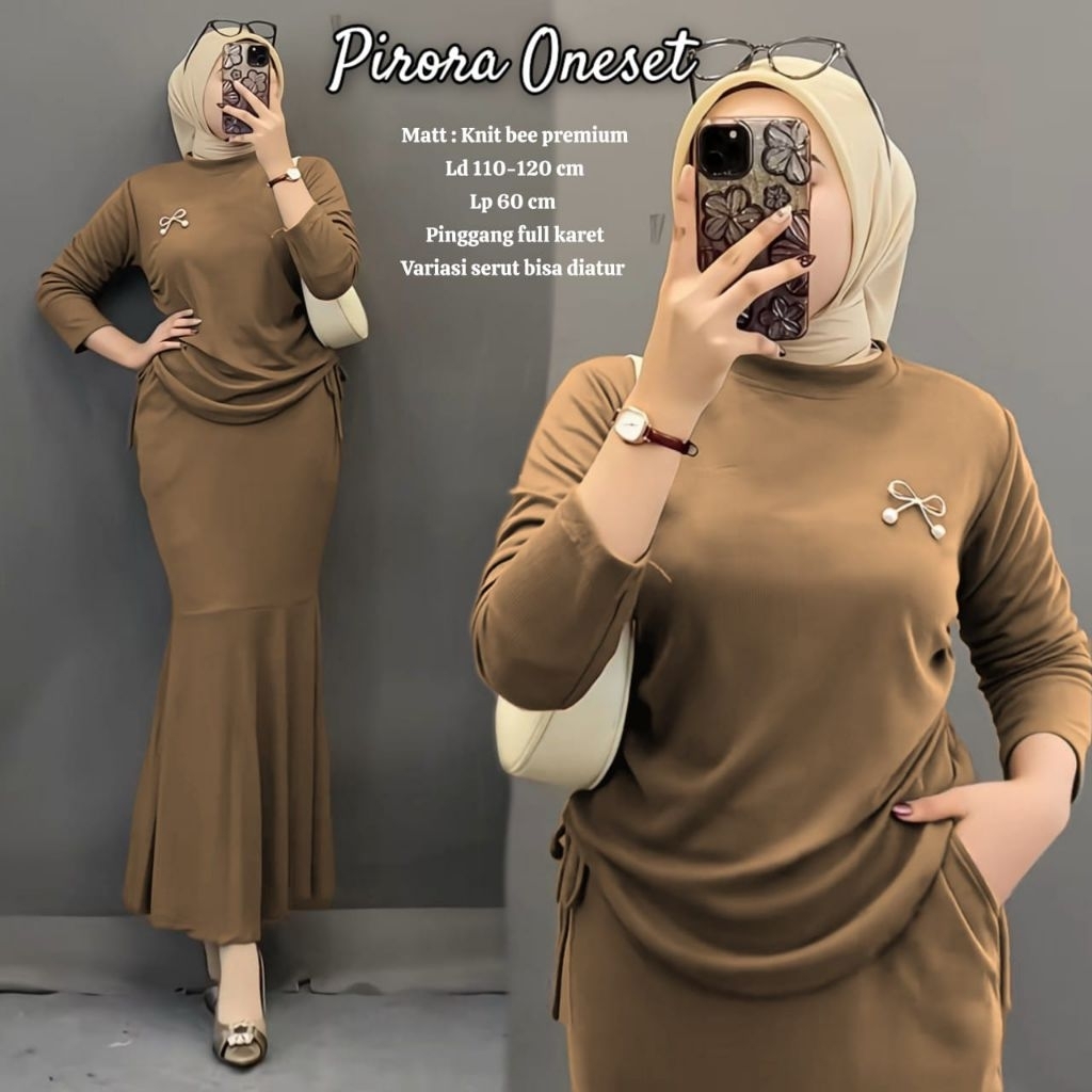 ONE SET SETELAN WANITA BAHAN KNIT PREMIUM IMPORT