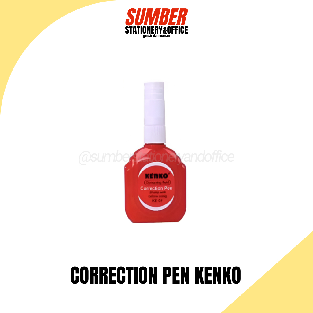 

CORRECTION PEN KENKO LIQUID - KE-01 - TIP EX CAIR KENKO (KE-01)