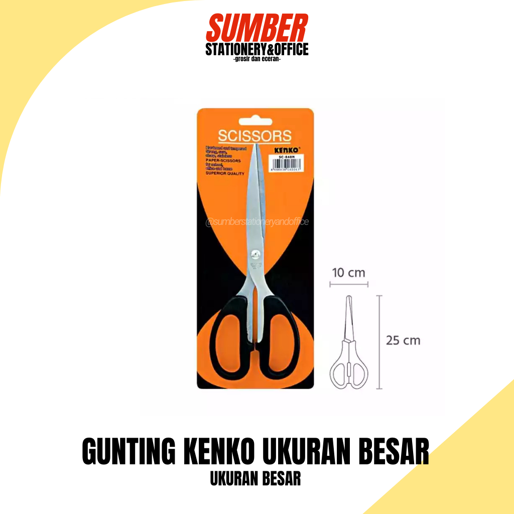 

GUNTING KENKO BESAR SC-848 / Scissor / Gunting Besar