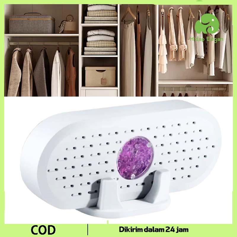 Dehumidifier Portable Bahan Plastik / Pengering Udara untuk Lemari Sepatu & Pakaian - Anti Jamur
