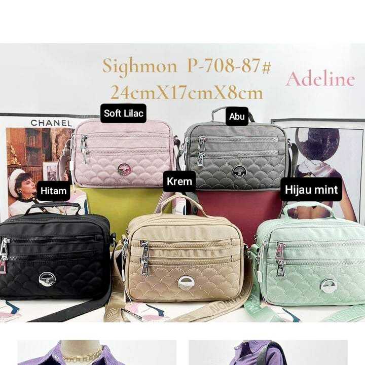 Sighmon 708 tas selempamg jinjing wanita sling bag cewek tenteng asli ori import murah