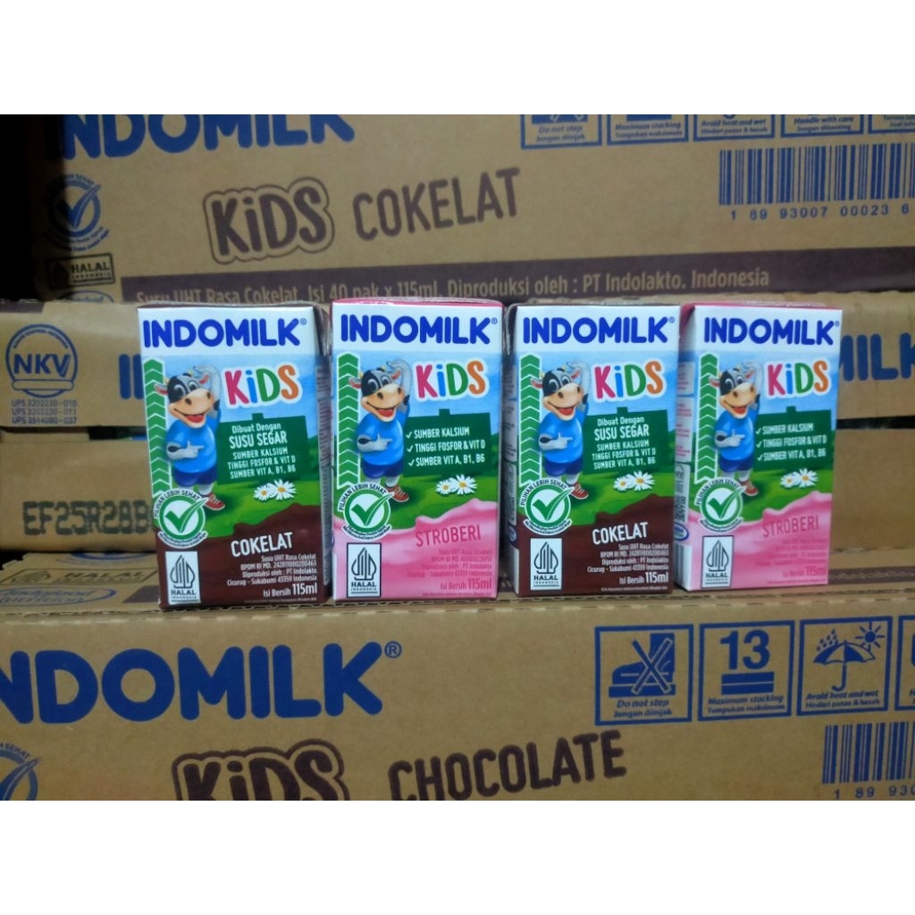 

Indomilk Susu Cair UHT Kids Full Cream 115 ml idola anak anak