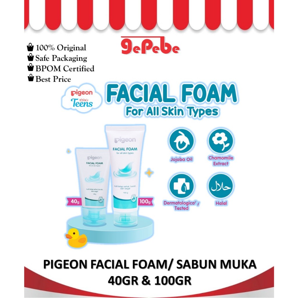 Pigeon Facial Foam/ Sabun muka