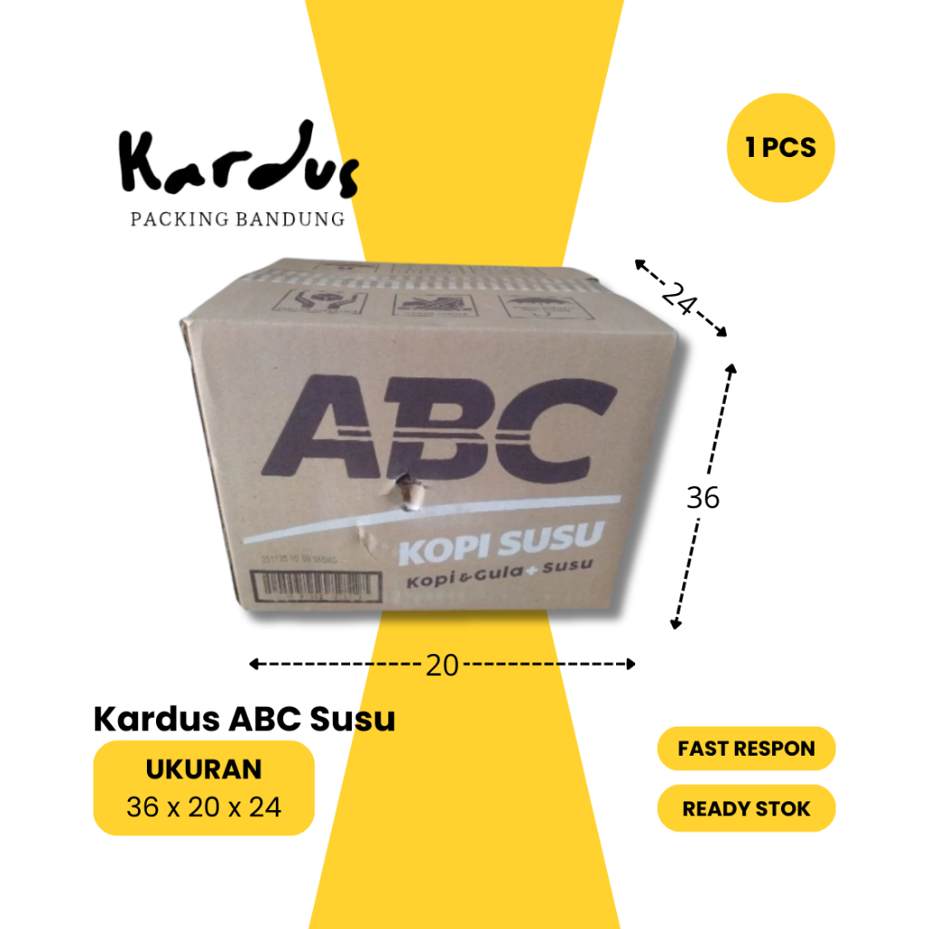 

Kardus ABC Susu | Ukuran 36 x 20 x 24 | Kardus Packing Bandung - 1 Pcs