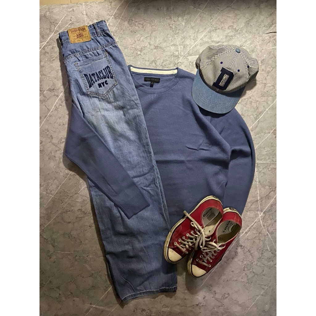 SPAO KNITWEAR BABYBLUE