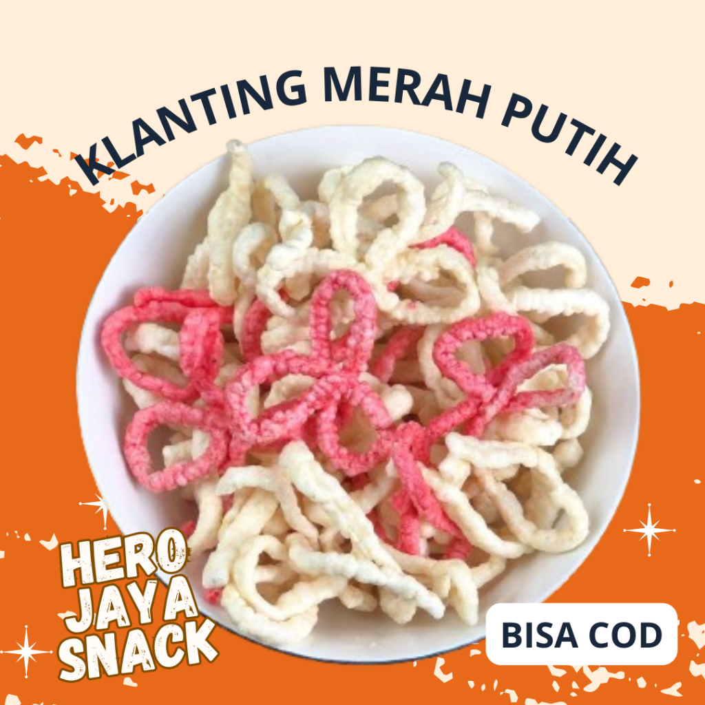 

Kelanting / Lanting Merah Putih Gurih Padat Khas Kebumen