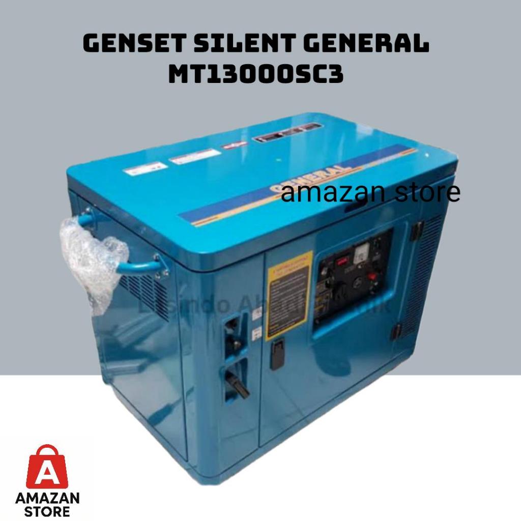 Mesin Genset Silent General MT 13000 SC/SC3 - Genset silent General 10000 watt 1 phase/3 phase