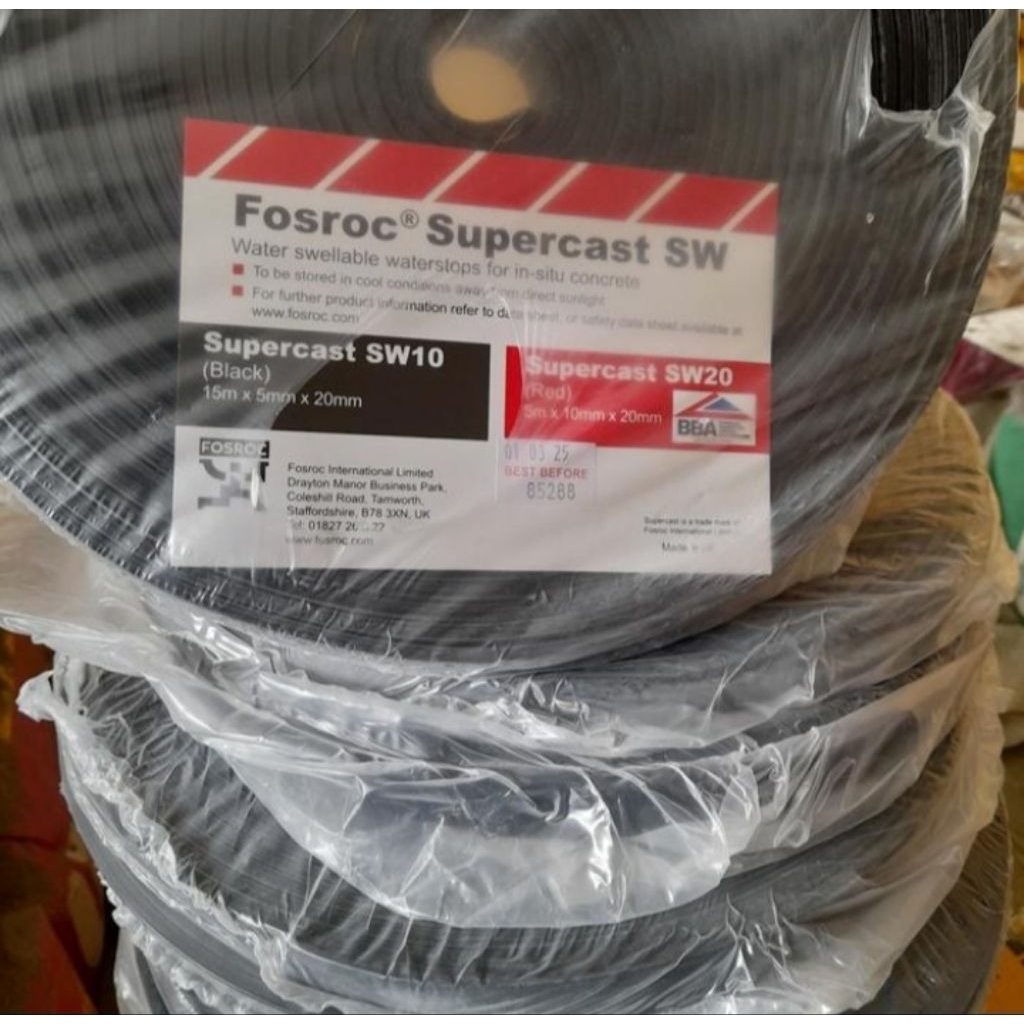 Waterstop Supercast SW10 Fosroc 15.meter/roll