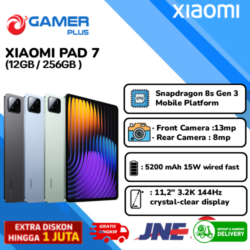 XIAOMI PAD 7 PRO ( 12GB/512GB ) GARANSI RESMI | LAYAR 11.2" INCH 144Hz | SNAPDRAGON 8S GEN 3 | XIAOM